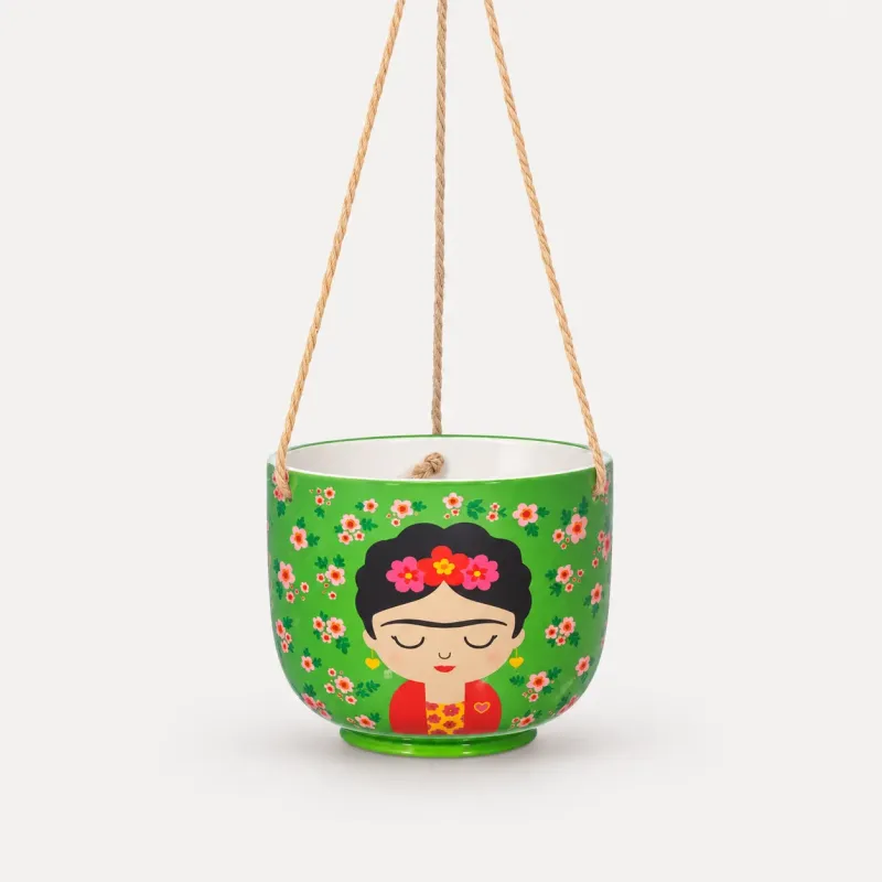 Frida green hanging flowerpot in Happy Ideas