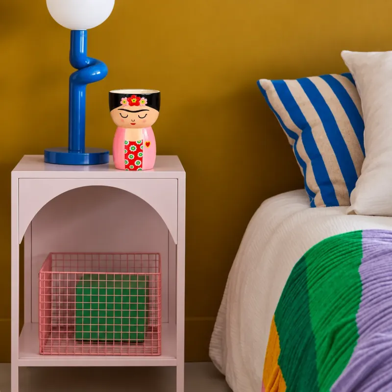 Frida Kahlo Large Planter, Pink | Happyideas