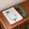 Grey Retro Phone Handset for Mobile, USB-C | Happyideas