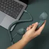 Auricular teléfono retro gris oscuro para móvil USB-C | Happyideas