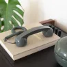 Auricular teléfono retro gris oscuro para móvil USB-C | Happyideas