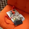 Red Retro Phone Handset for Mobile, USB-C | Happyideas