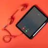 Red Retro Phone Handset for Mobile, USB-C | Happyideas