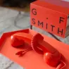 Auricular teléfono retro rojo para móvil USB-C | Happyideas
