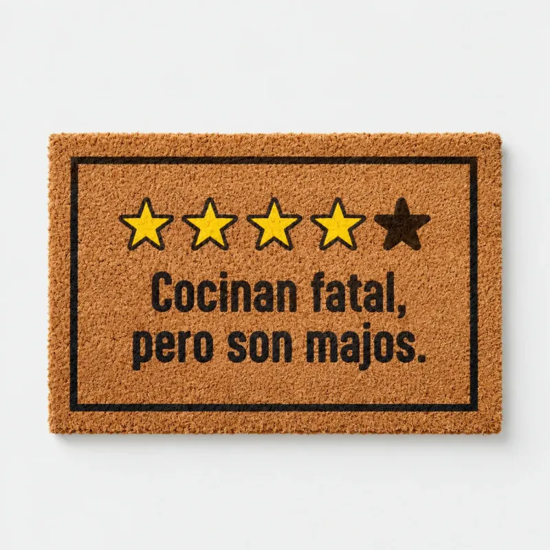 "Cocinan Fatal" Coir Doormat 60 x 40 | Happyideas