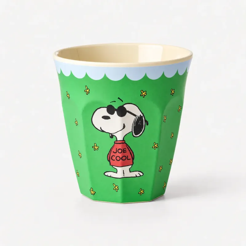 Green Snoopy Joe Cool Melamine Cup | Happyideas