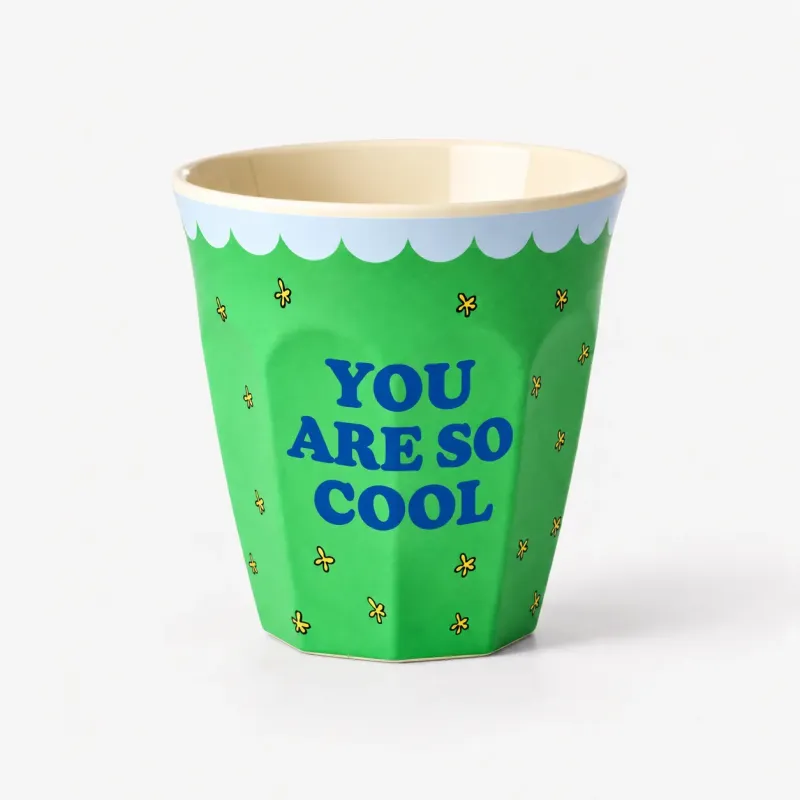 Green Snoopy Joe Cool Melamine Cup | Happyideas