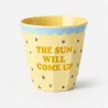 Vaso Snoopy en su caseta crema de melamina | Happyideas