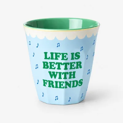 Blue Snoopy & Peanuts Gang Melamine Cup | Happyideas