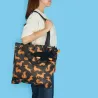 Black Dachshund Keychain Foldable Bag | Happyideas