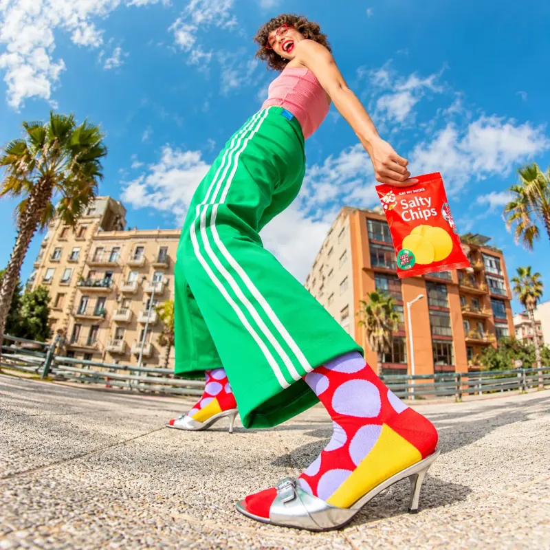 Calcetines patatas chips | Happyideas