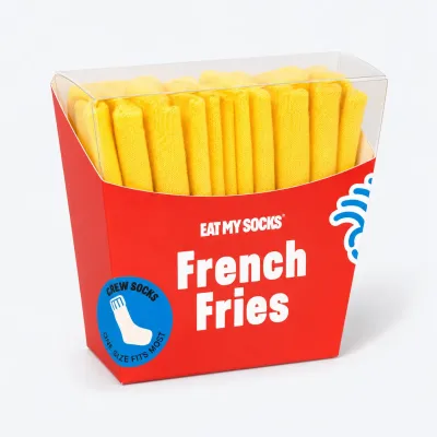 Calcetines patatas fritas | Happyideas
