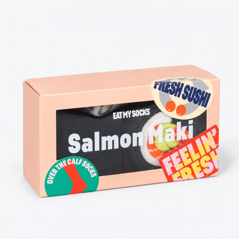 Salmon maki socks by Eat My Socks | Happyideas