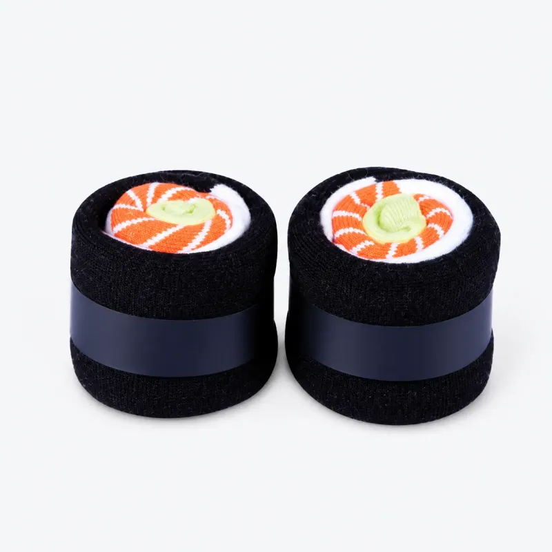 Salmon maki socks by Eat My Socks | Happyideas