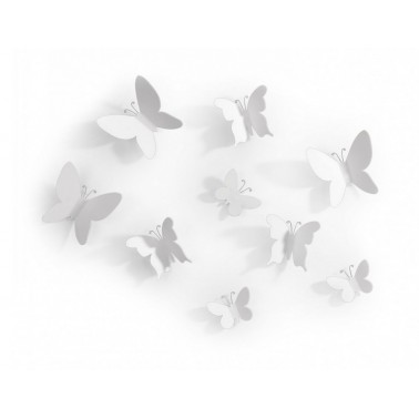 Set mariposas blanco