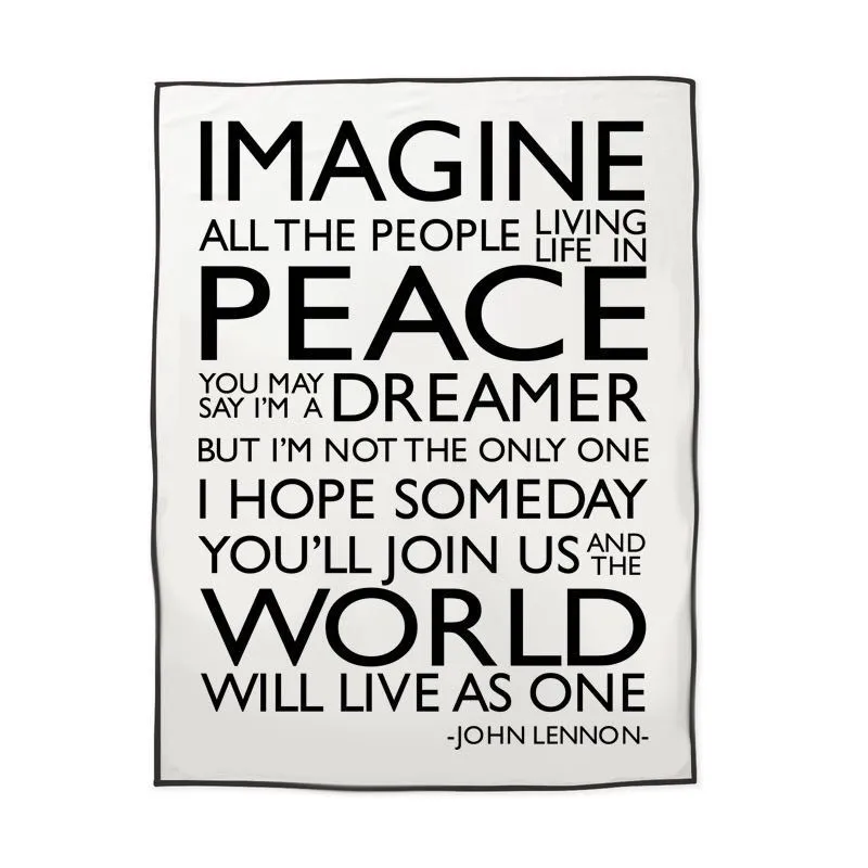 Blanket / Throw Imagine black