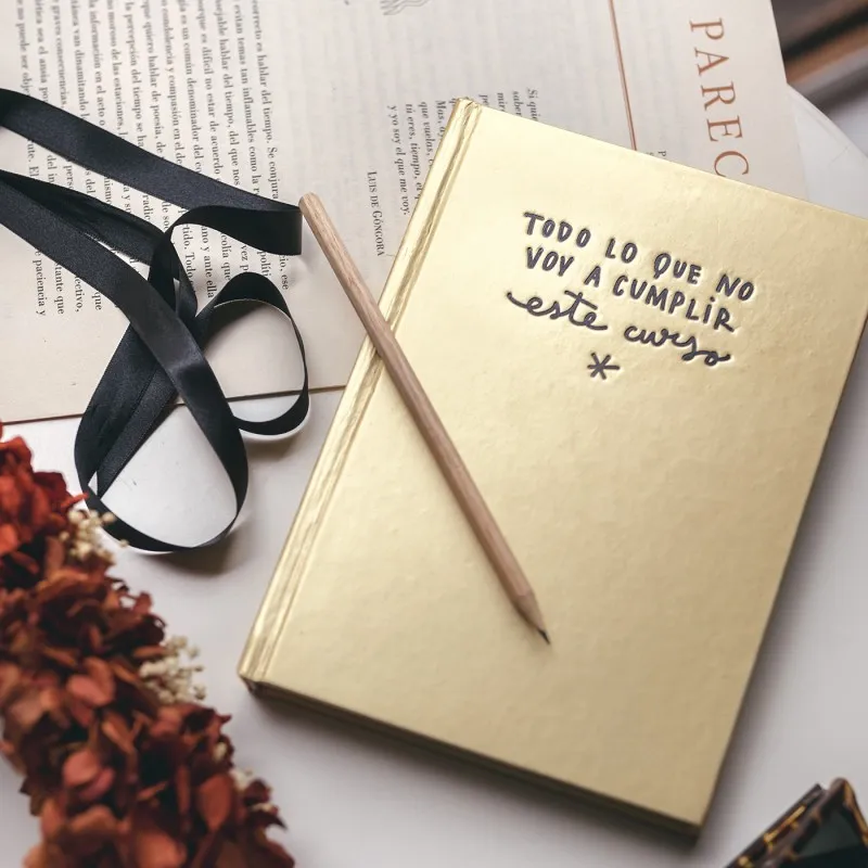 Libreta GOLD PROMISES Lucía Be