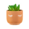 Mini Maceta Eyes terracota