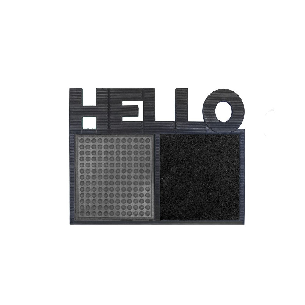 Disinfectant Hello mat door grey