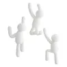 Buddy Wall Hooks White (set of 3) | Happyideas