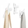 Set 3 perchas Buddy Blanco | Happyideas