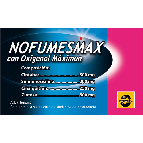 Caja Carmelos Nofumesmax Pharmacoña