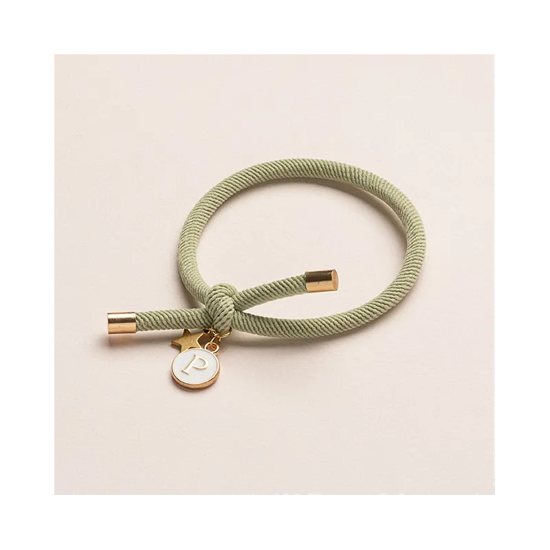 Letter Bracelet Mint | Happyideas