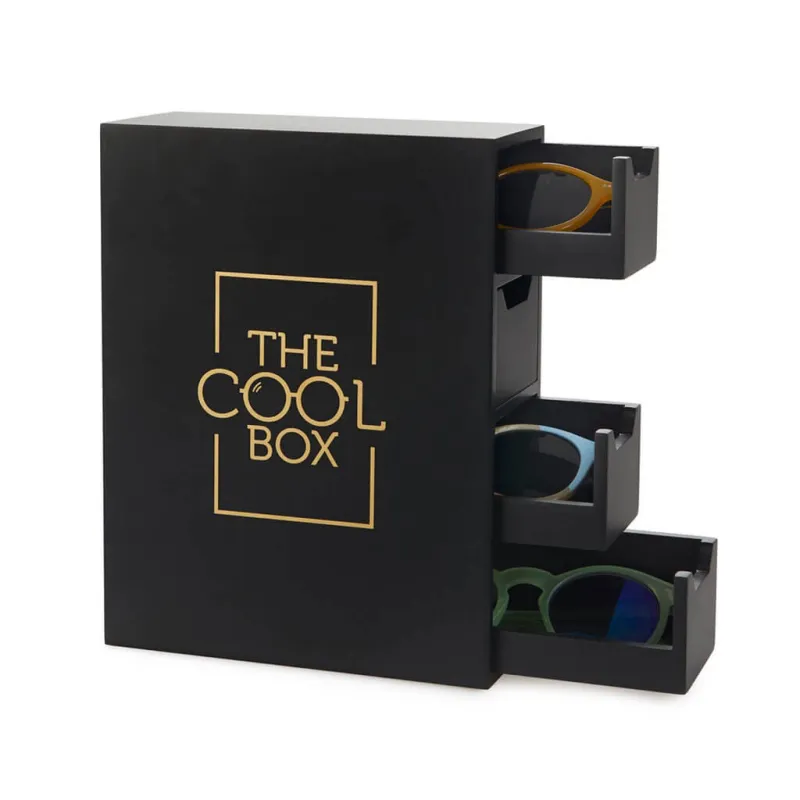 The Cool Box sunglasses box black