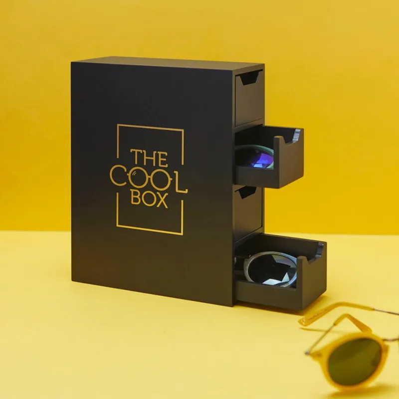 The Cool Box sunglasses box black