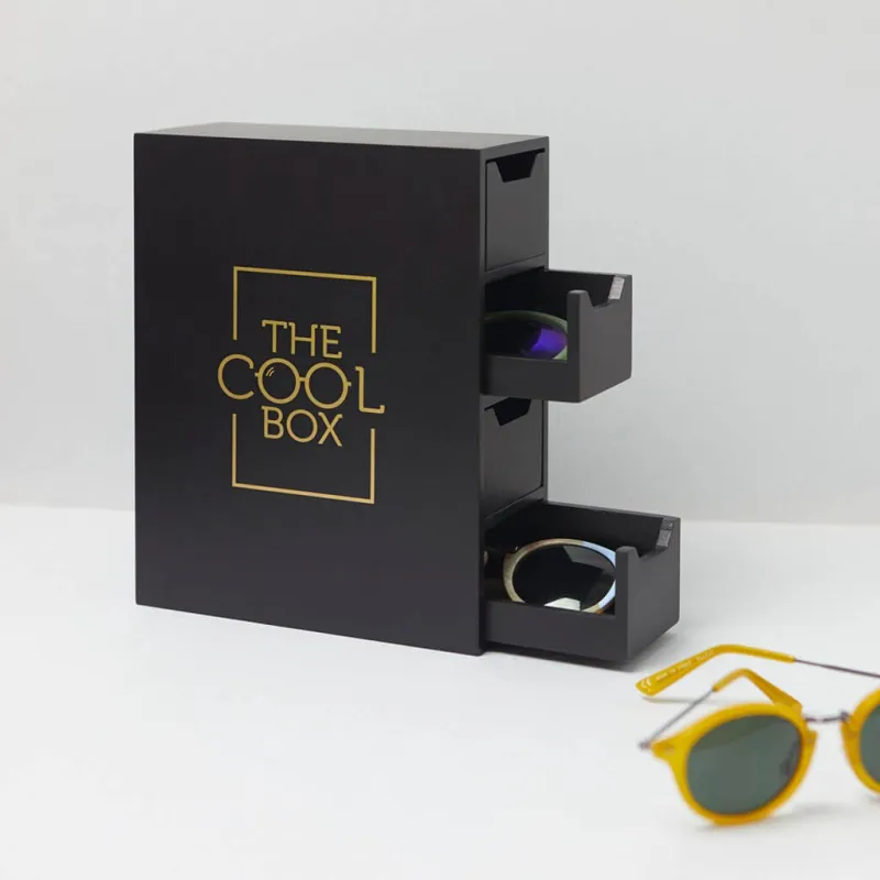 The Cool Box sunglasses box black