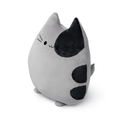 Sweet Kitty Grey cushion, soft and fluffy for the little ones at home | Happyideas