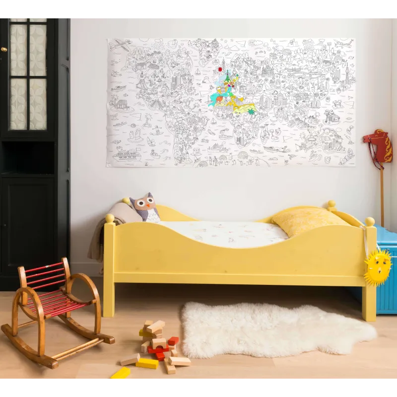 ATLAS XXL POSTER TO COLOUR AND HAVE FUN | HAPPYIDEAS