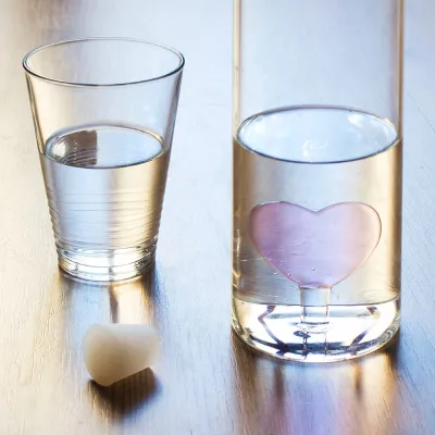 Botella de agua Corazón