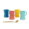 Set of fun cups for espresso coffee in the shape of a coffee maker | HAPPYIDEAS