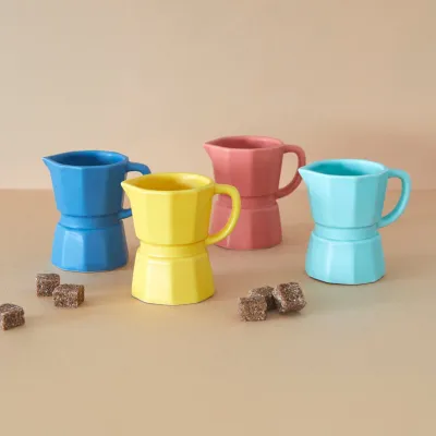 Set Tazas Café con Leche Cafetera | Happyideas