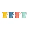 Set of funny cups for a coffee with milk in the shape of a coffee pot | HAPPYIDEAS