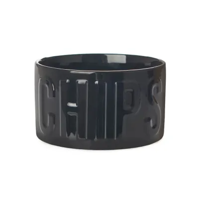 Cuenco aperitivo Chips Negro | Happyideas