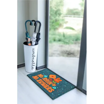 Felpudo No rain no flowers | Happyideas