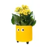Macetero con ojos Amarillo | Happyideas