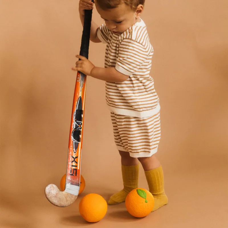 Pelota de bebé naranja sensorial | Happyideas