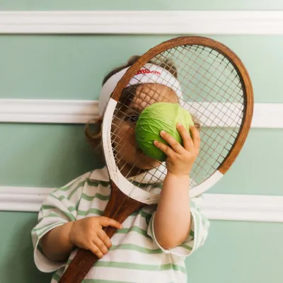 Pelota de bebé col verde