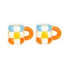 Set dos Tazas Floats Naranja | Happyideas