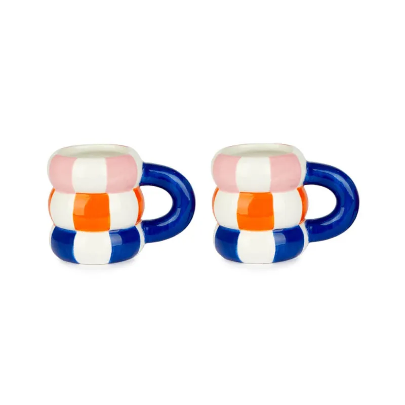 Set of two Blue Float mugs - Happyideas.com