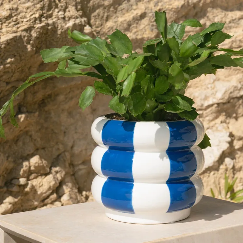 Maceta Floats Grande Azul | Happyideas