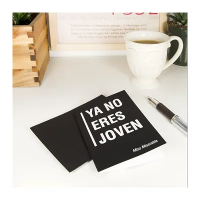 Tarjeta de cumpleaños Ya no eres joven | Happyideas