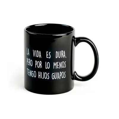 Taza La vida es dura, hijos guapos | Happyideas