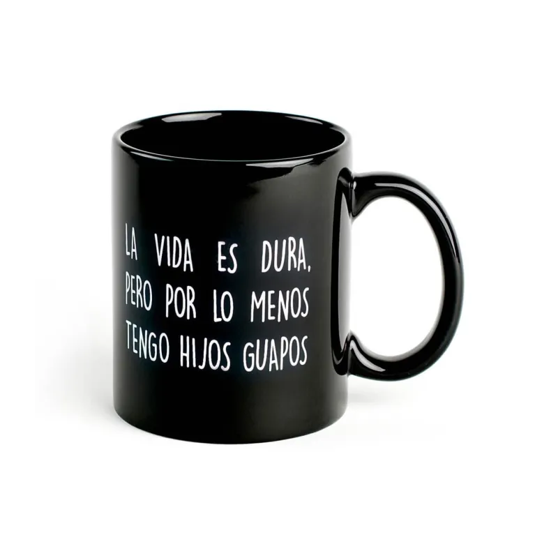 Mug La vida es dura - Happyideas.com