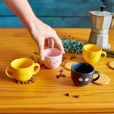 Juego de 4 tazas de café cute animales | Happyideas