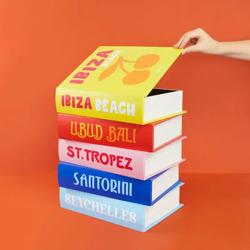 Side table Paradise Book Stack wood | Happyideas