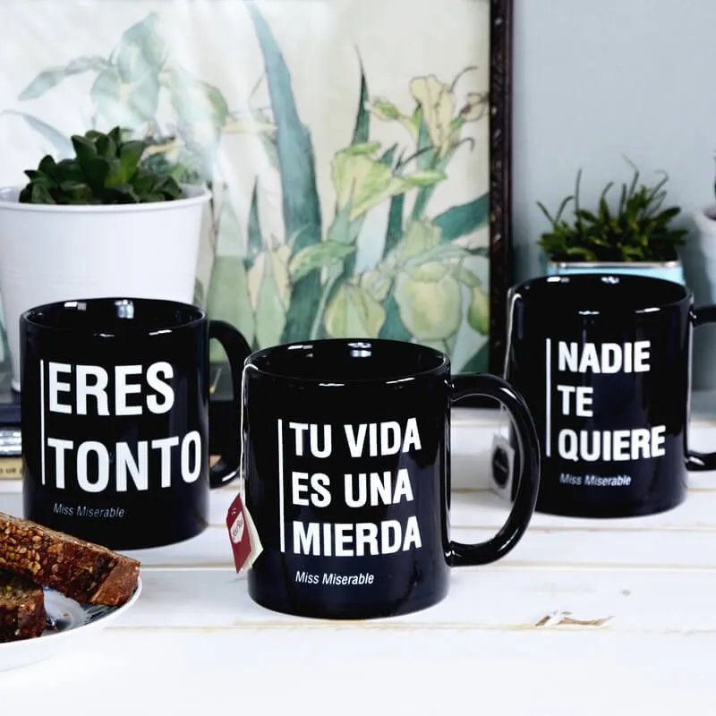 Taza Eres Tonto: taza divertida de humor | Happyideas
